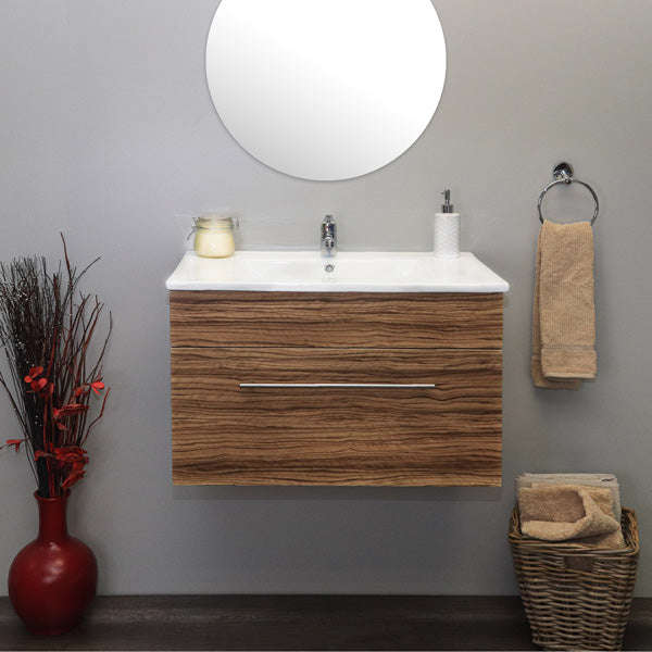 Denver Marlene 750 Wall Mount 1 Drawer - Indian Ebony