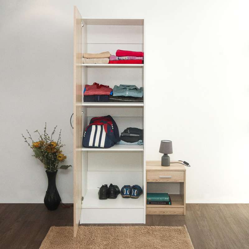 Valenti Modular Kitchen Furniture | Tall Pantry Cupboard | Washed Shale