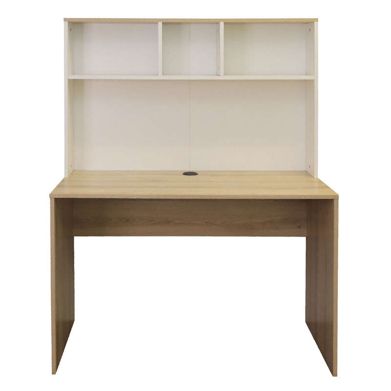 Denver Office Furniture | Rectangular Desk with Storage Shelves