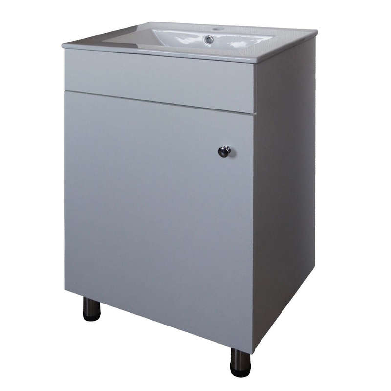 Stylo Bathroom Vanity Cabinet | Free Standing | White