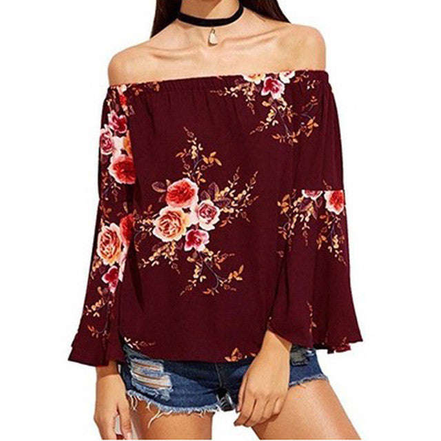 Off Shoulder Blouses - 06 / M