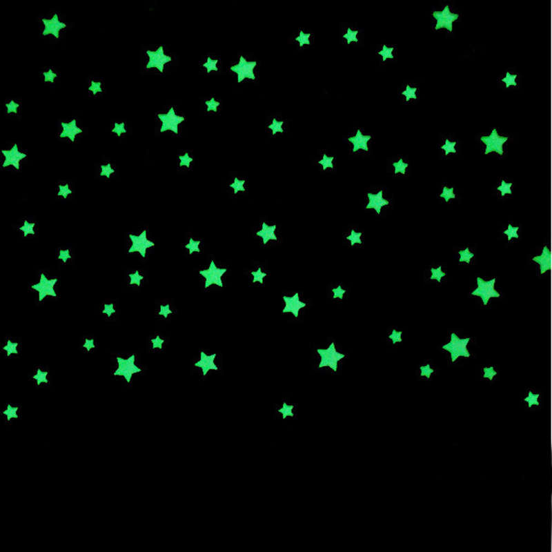 100PCs STAR wall stickers for kids rooms