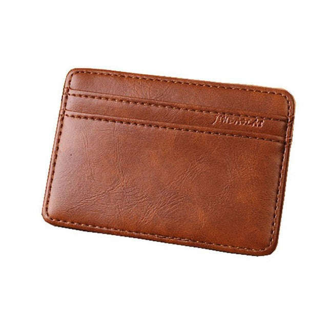 Bifold Leather Wallet - Light Coffee
