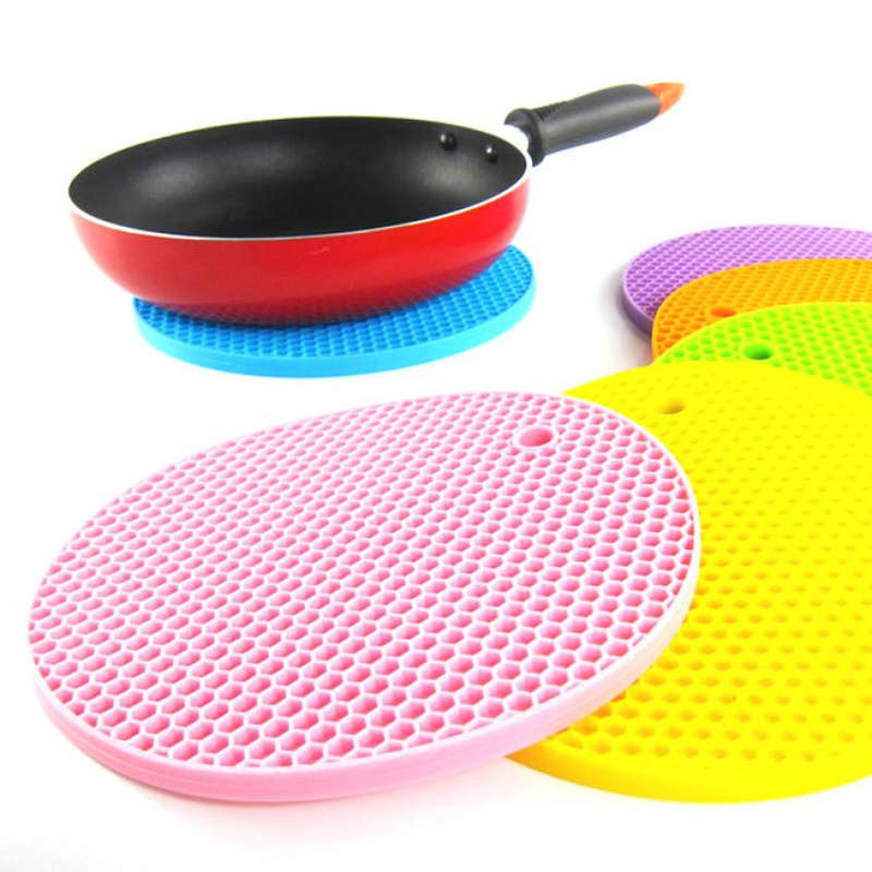 Honeycomb  Heat Resistant Mat - Pink