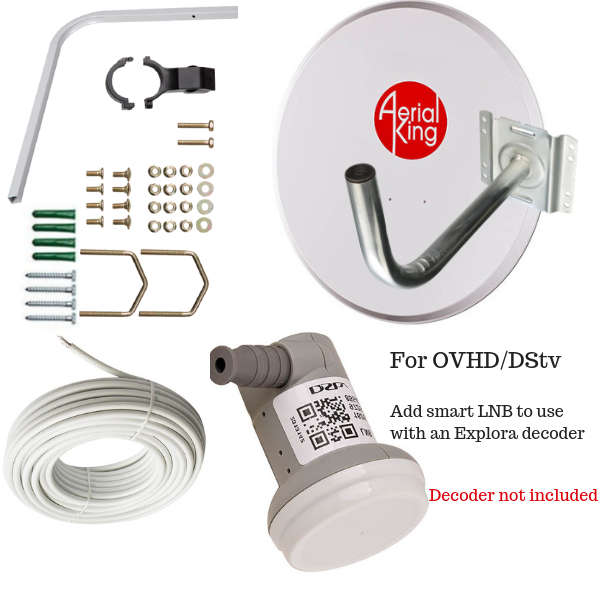 80cm Satellite Dish (Full Kit)