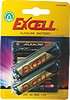 Excell AAA Alkaline Batt (6) - Blister LR03