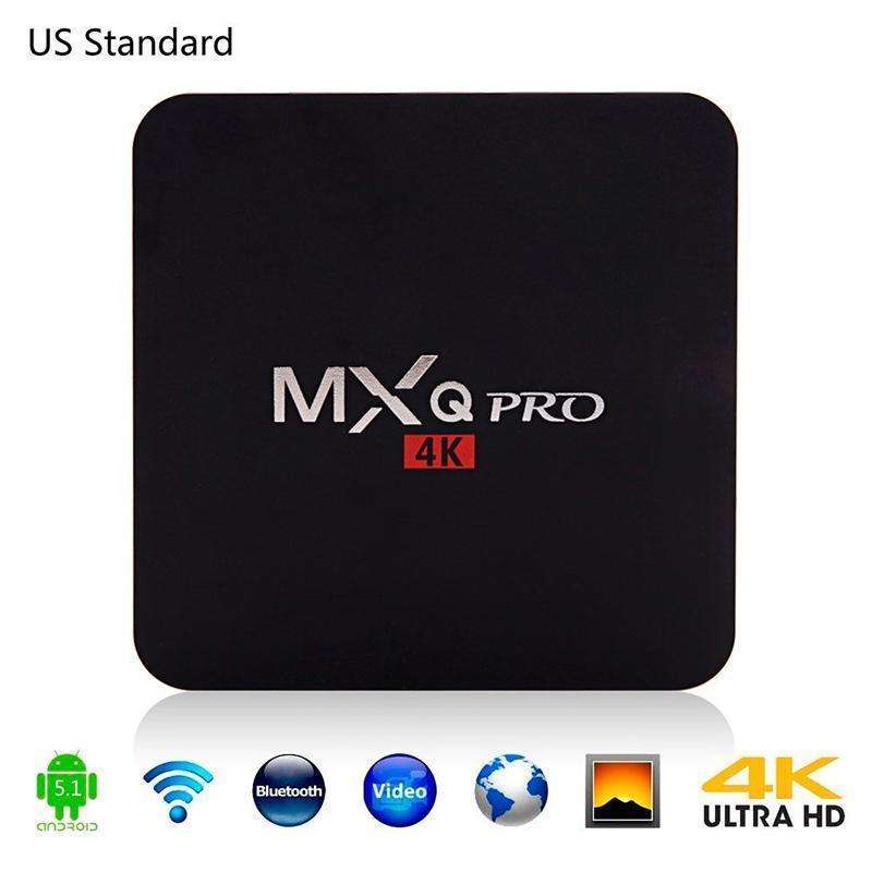 MXQ Pro High-Quality Smart TV, Quad-Core Set-Top Box Android 1GB- 8GB HD 4k