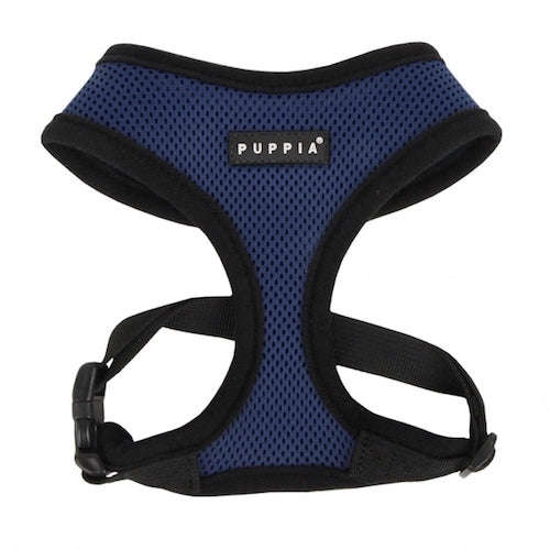 Puppia Soft Mesh Dog Harness - Navy Blue - XXL