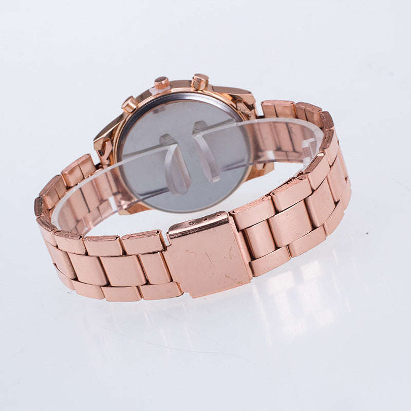 Luxury Rose Gold Ladies Watch