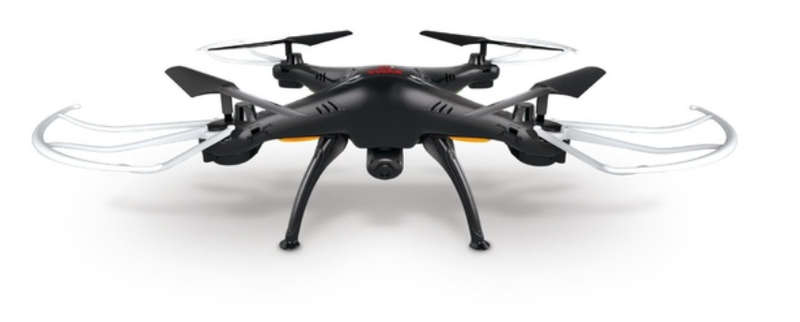 Drone with 2MP Camera, 2.4G 4CH 6Axis Quadcopter (Upgraded Version) Black