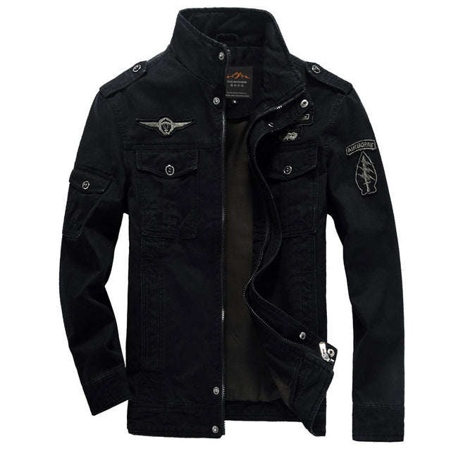 NEW 2017 Mens Green Khaki 3 colors Military jacket winter Cargo Plus s... - L8331 CHECK SIZE 1 / 5XL