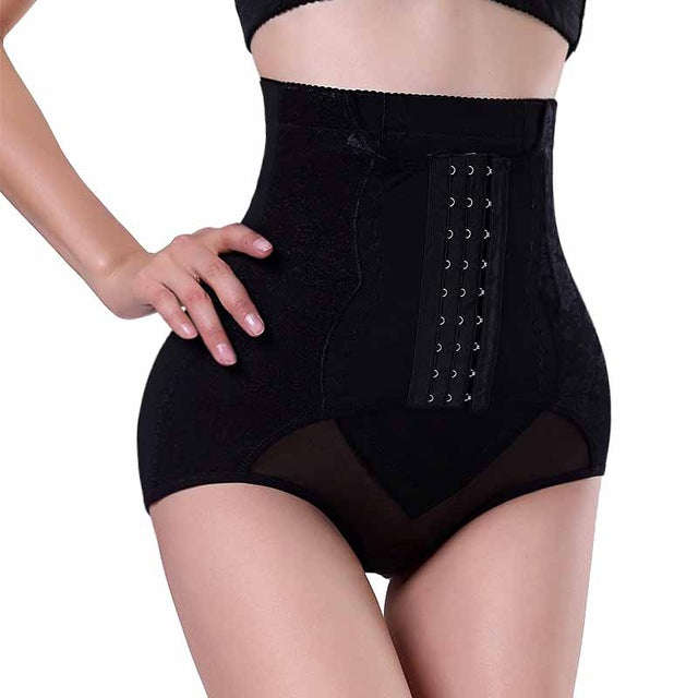 High Waist Trainer Tummy Control Panties Butt Lifter Body Shaper Cors... - Black / L / United States
