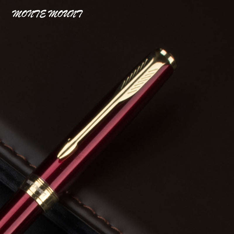 Promotion!!! MONTE MOUNT pen Ballpoint Pen Fashion Business  Executive Brand good quality red body
