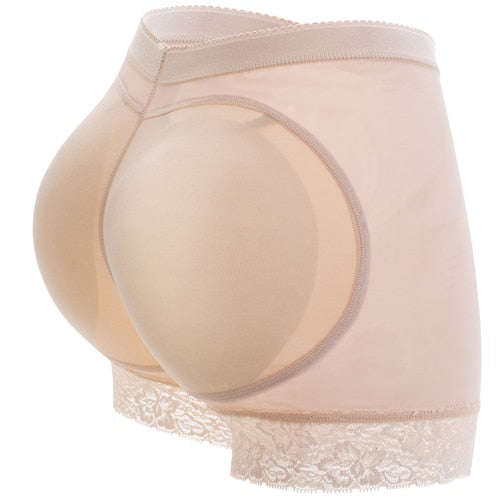 FAKE ASS Womens Butt and Hip Enhancer Booty Padded Underwear Panties Body ... - Beige / XXXL / China