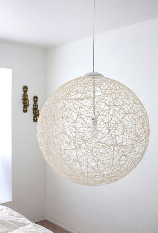 Webbed Rope Ceiling Light