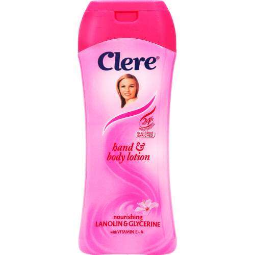 Clere Hand & Body Lotion Lanolin and Glycerine 200ml
