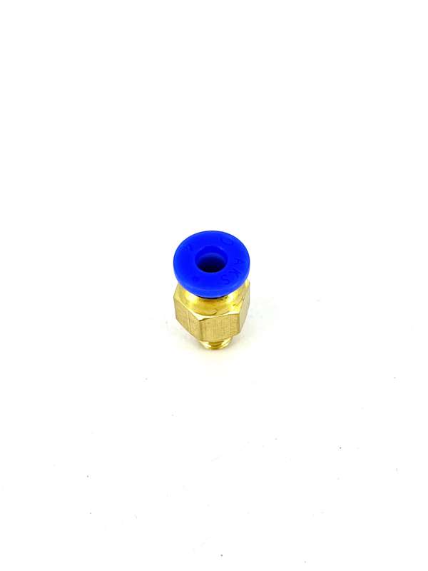 PC6 M6 Pneumatic quick/bowden connector 1.75mm - Brass