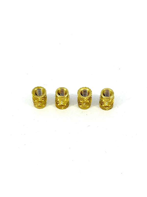 Twill Knurled Copper Nut (Pack of 4)