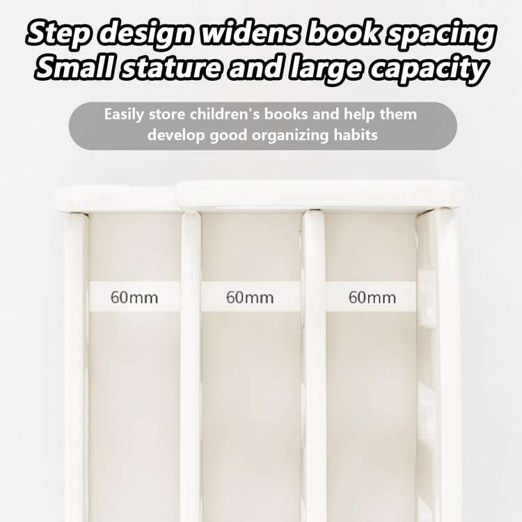 Convertible Tabletop Kids Bookshelf & Toy Storage