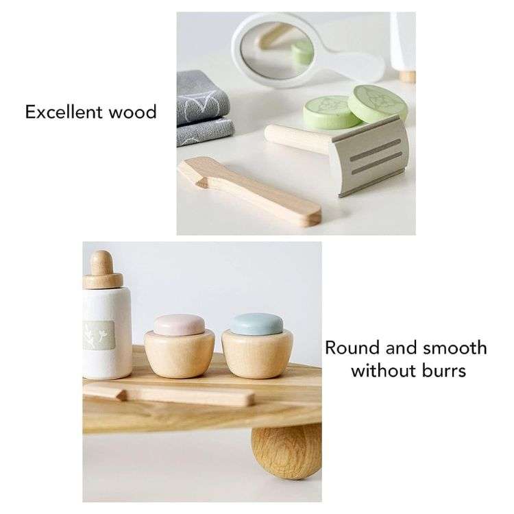 Wooden Makeup Kit Play Set