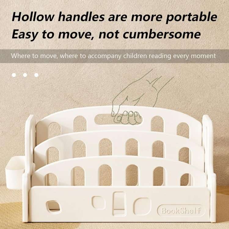 Convertible Tabletop Kids Bookshelf & Toy Storage