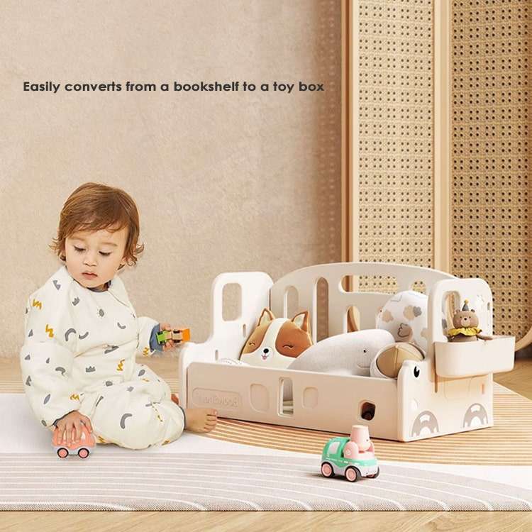 Convertible Tabletop Kids Bookshelf & Toy Storage