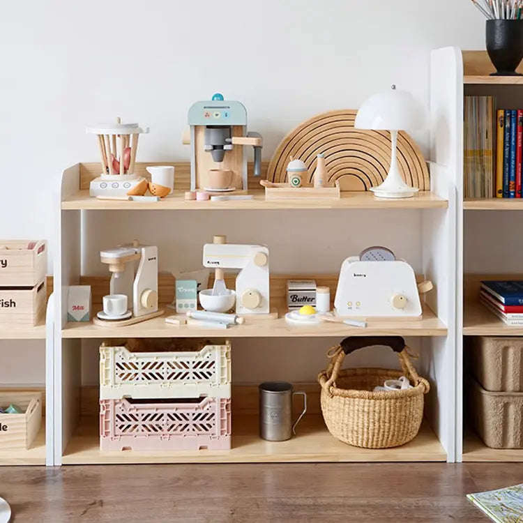 Open-Back Kids Bookshelf | Medium Montessori Shelf