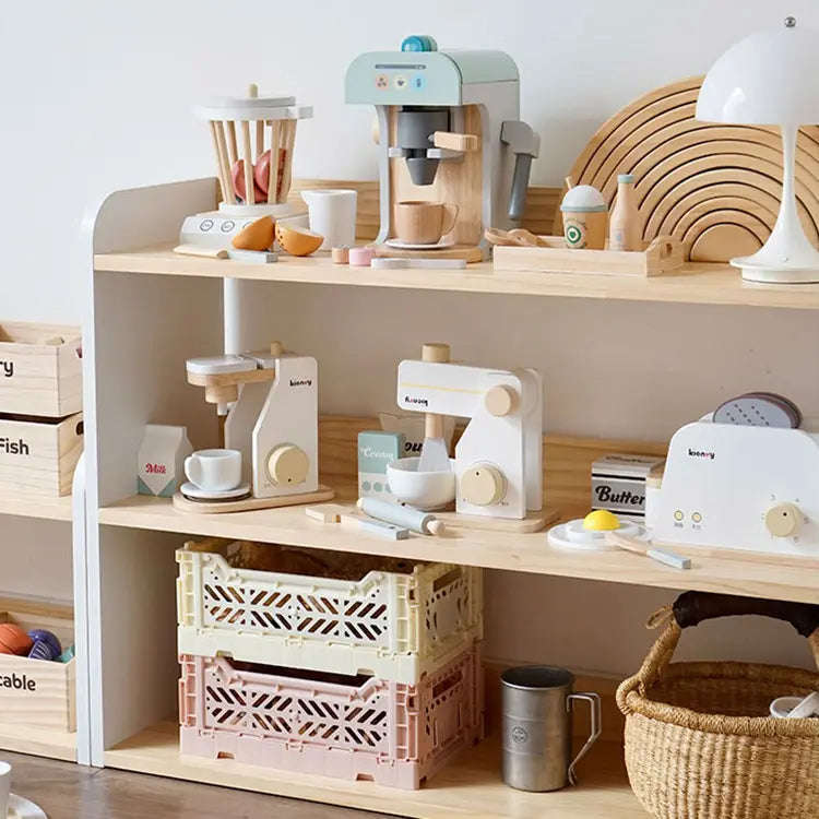 Open-Back Kids Bookshelf | Medium Montessori Shelf