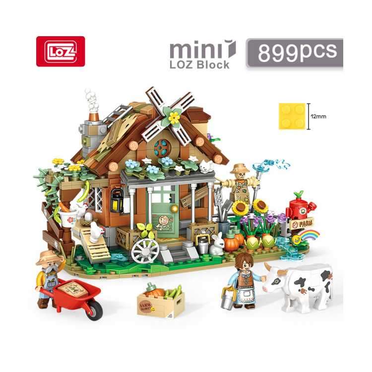 Mini Building Blocks | Farm Animals