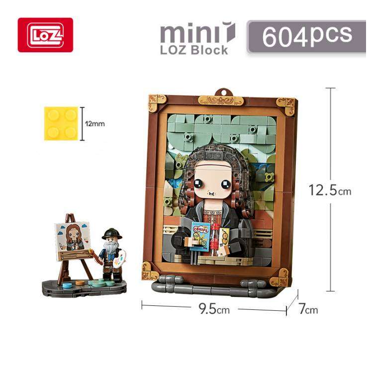 World Cute Painting Mini Building Blocks | Mona Lzhai