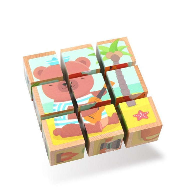 6 Sides Puzzle Block | Animal