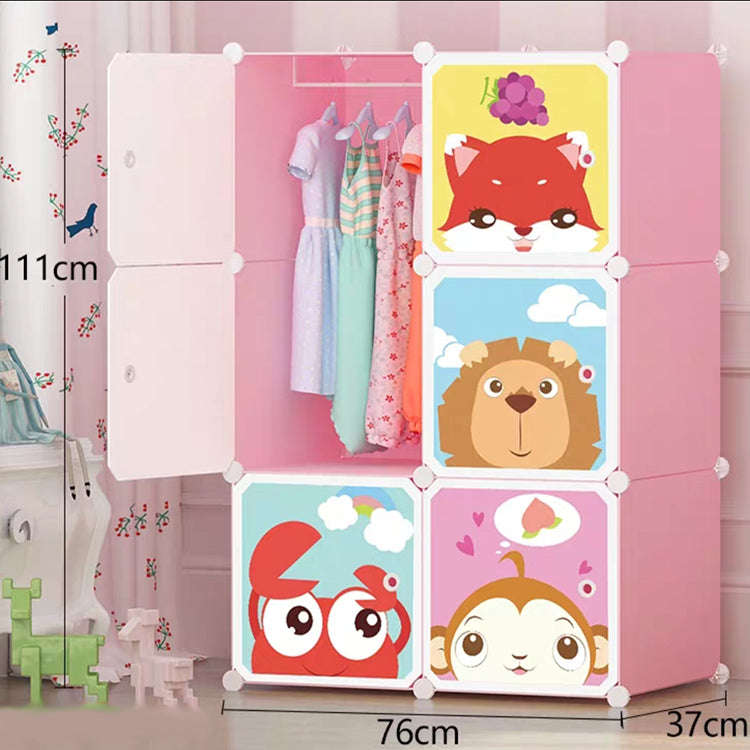 Kids Portable Wardrobe Closet | Pink
