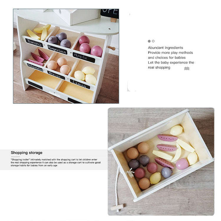Wooden Fruit Stall Grocery Shop