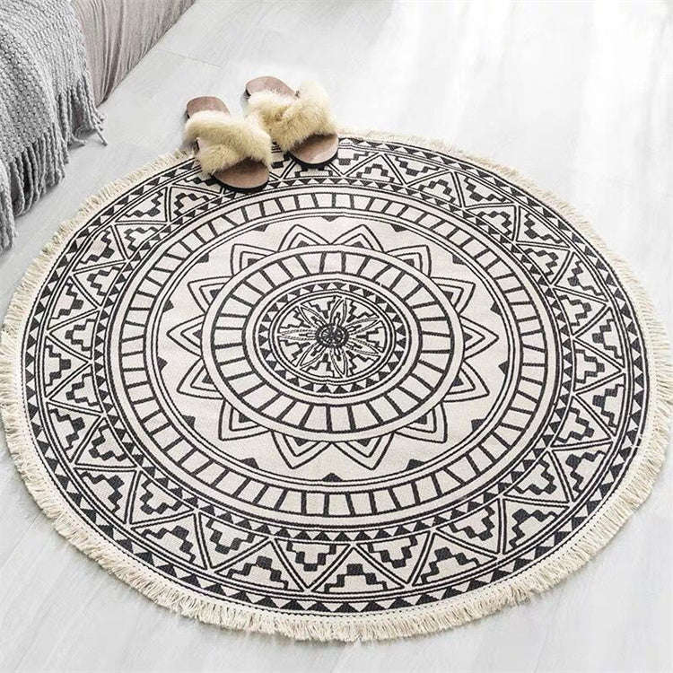 Bohemian Tassel Round Rug | Gear