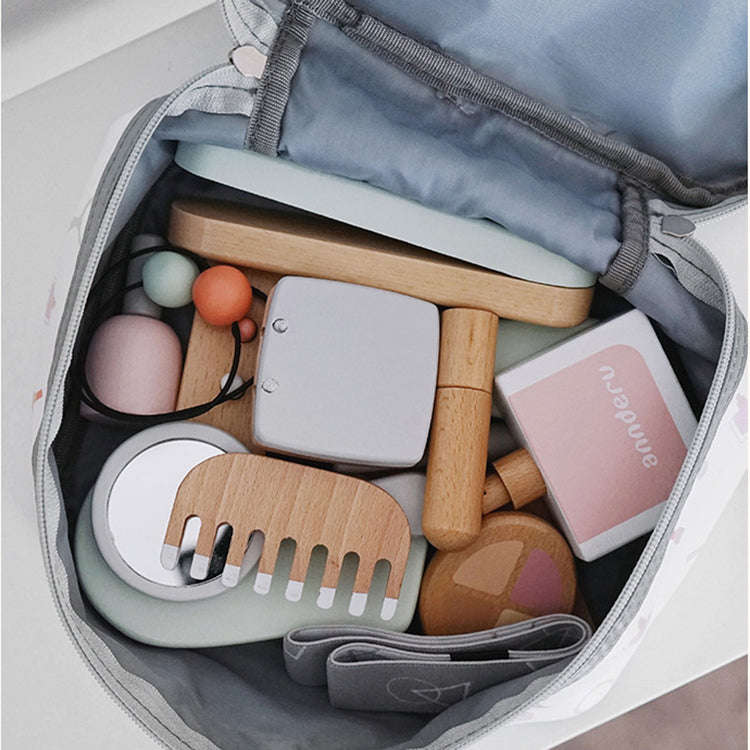 Wooden Makeup Set