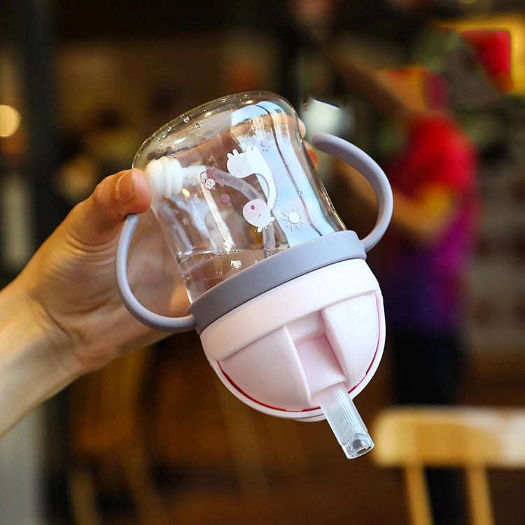 Baby Straw Bottle | Pink