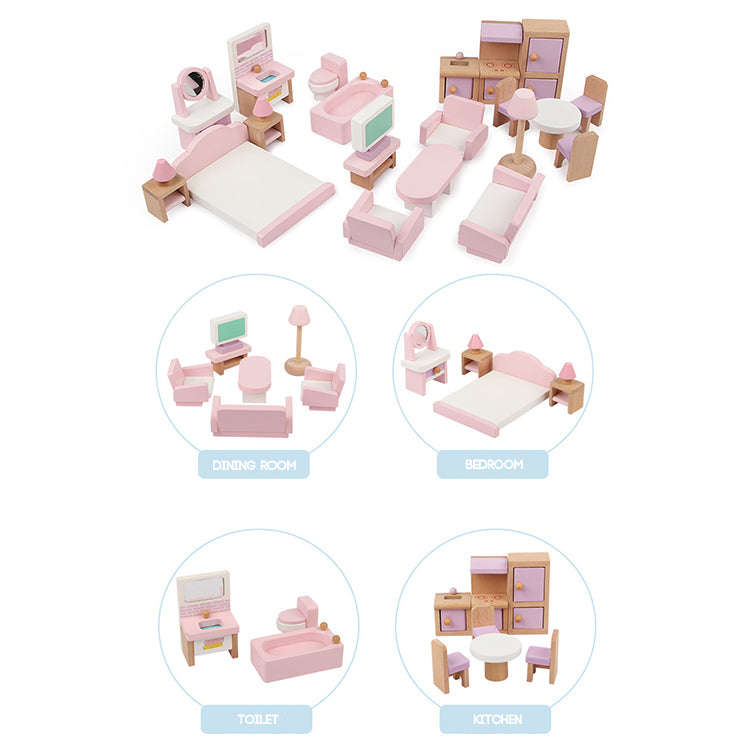 Wooden Storey Dollhouse