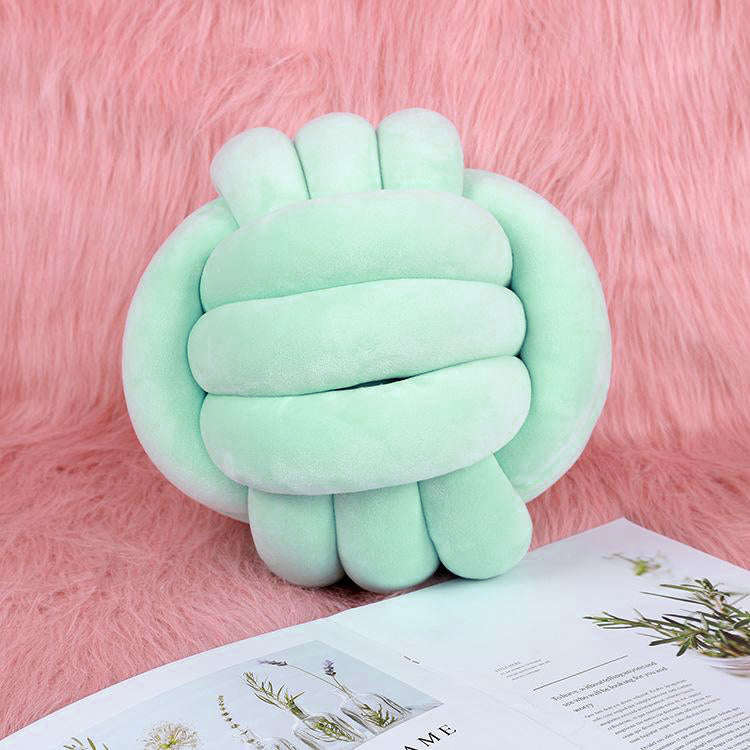 Knot Ball Cushion | Green