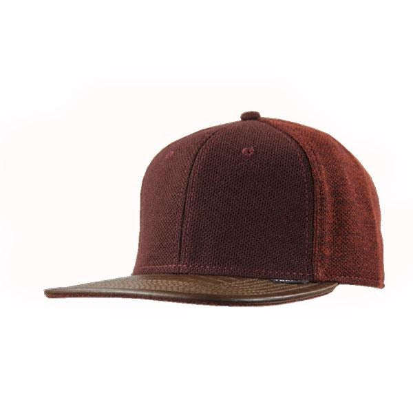Melton Two Tone Flat Peak Cap