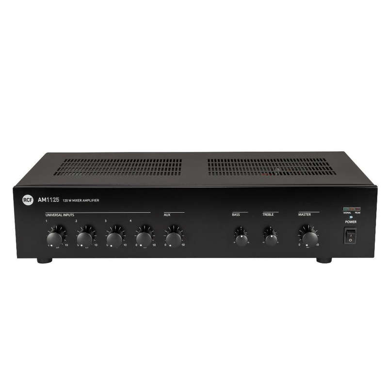 RCF AM 1125 120W Mixer Amplifier - Black