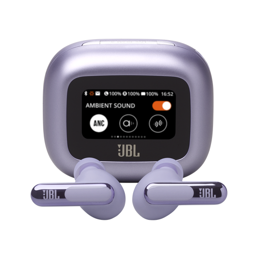 JBL Live Beam 3 True Wireless Noise-Canceling Earbuds with Stick-Closed Design and Smart Charging...