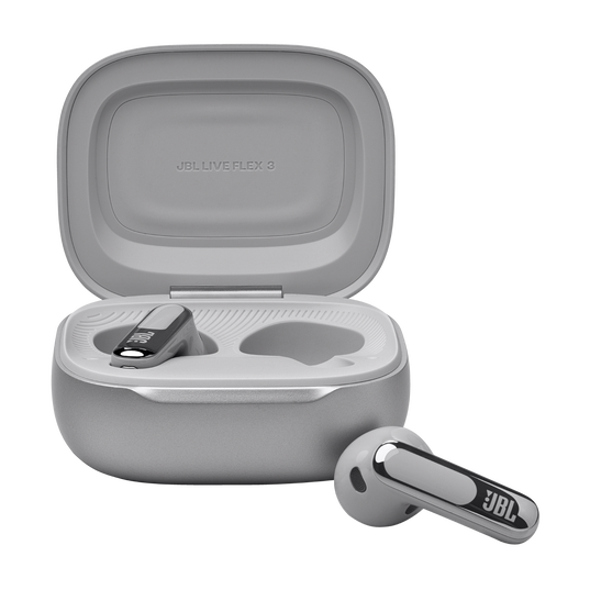 JBL Live Flex 3 True wireless noise-cancelling earbuds with open-stick design and Smart Charging ...