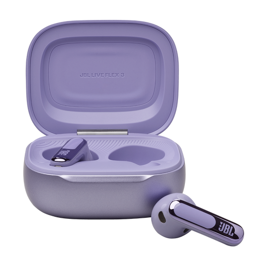 JBL Live Flex 3 True wireless noise-cancelling earbuds with open-stick design and Smart Charging ...