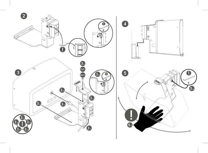 Flexson Wall Mount for SONOS Five and Play 5 - Each (White)