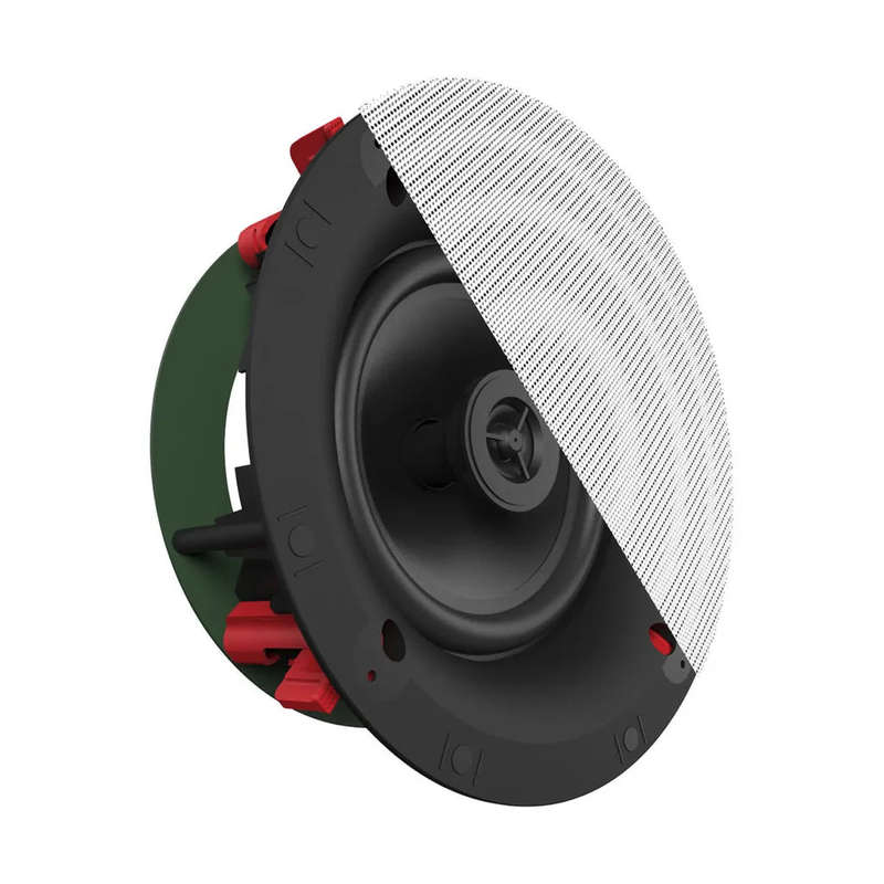 Klipsch Custom CS-16-C II Custom In-Ceiling Speaker - Each - Black with White Grille