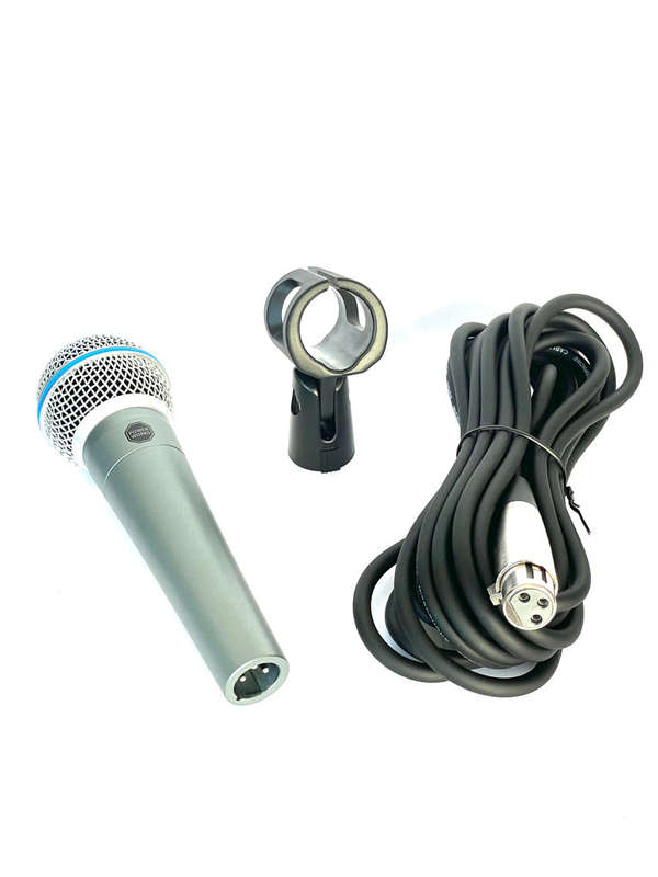 Power Works PW-85 Dynamic Vocal Microphone - Each - Silver