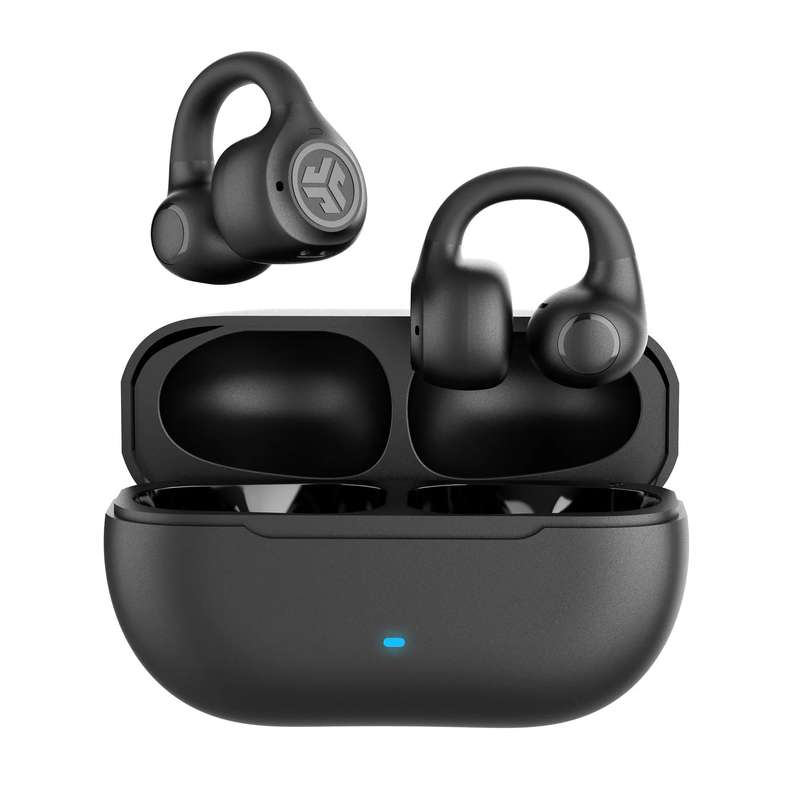 JLAB Flex Open-Clip True Wireless Earbuds - Black