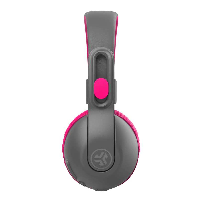 JLAB JBuddies Studio 2 - 2 in 1 WIRELESS + WIRED KIDS HEADPHONES - Grey & Pink