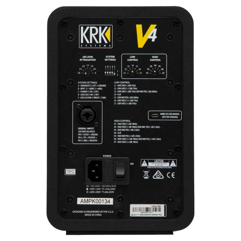 KRK Systems V4 SERIES 4 Powered Studio Monitor - Black (Each)