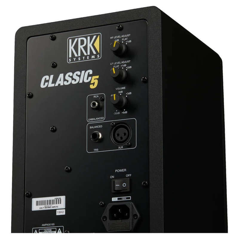 KRK System CLASSIC 5 Powered Studio Monitor - Black (Each)